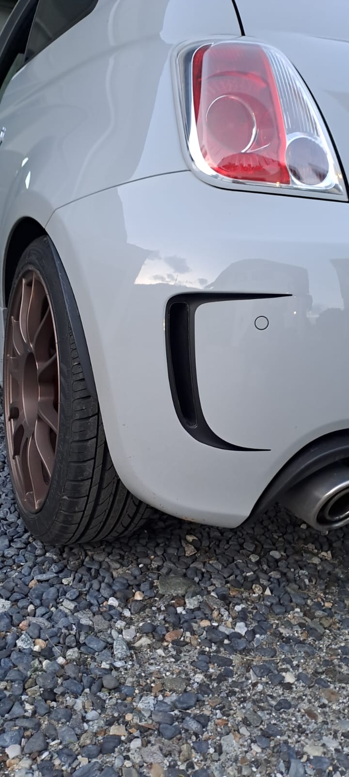 Kit adesivi PRESE D'ARIA POSTERIORE 500 Abarth Pre-Restyling