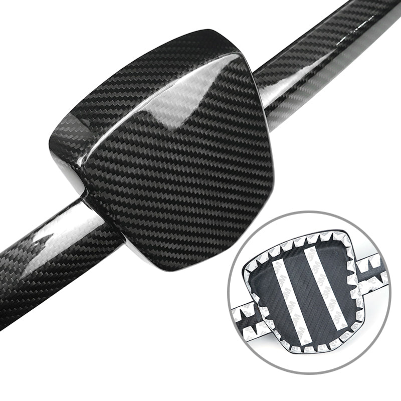 Cover Anteriore Stemma in Vera Fibra Di Carbonio 500/595 ABARTH