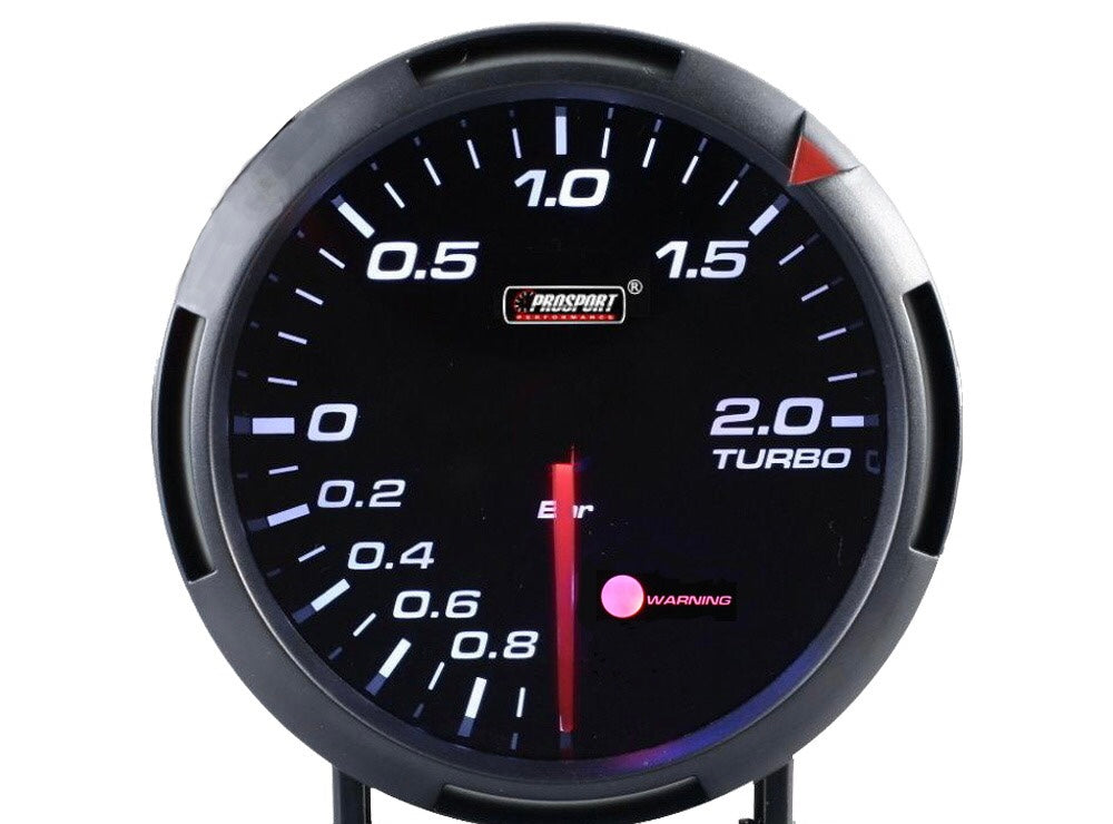 Manometro turbo PROSPORT 80mm BASE