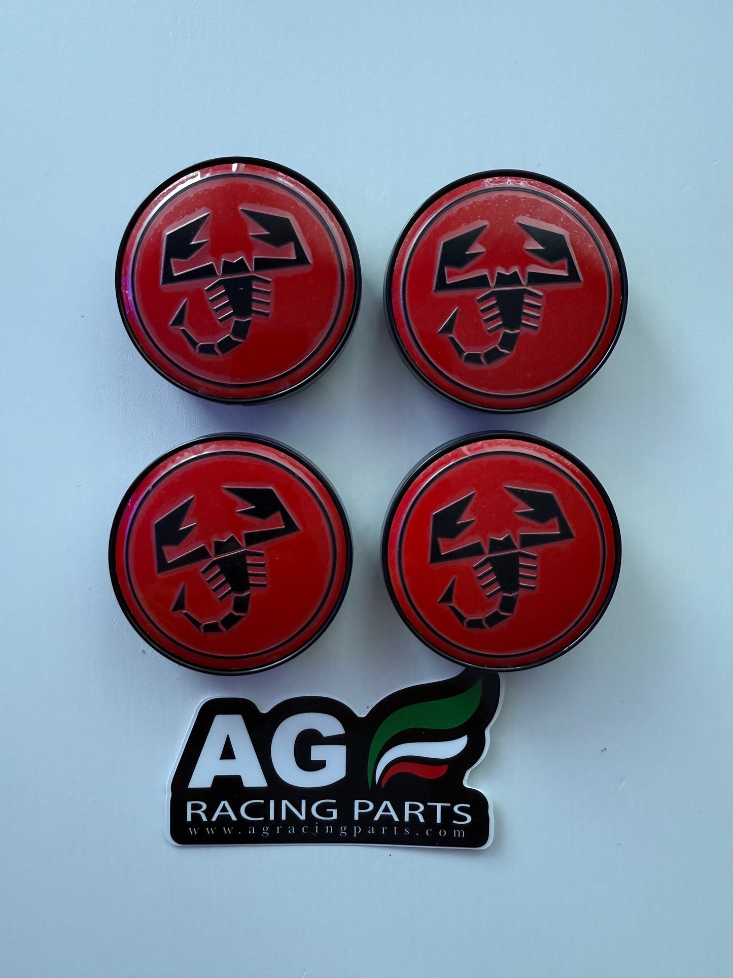 Set 4 Coprimozzi Abarth 60mm