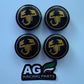 Set 4 Coprimozzi Abarth 60mm