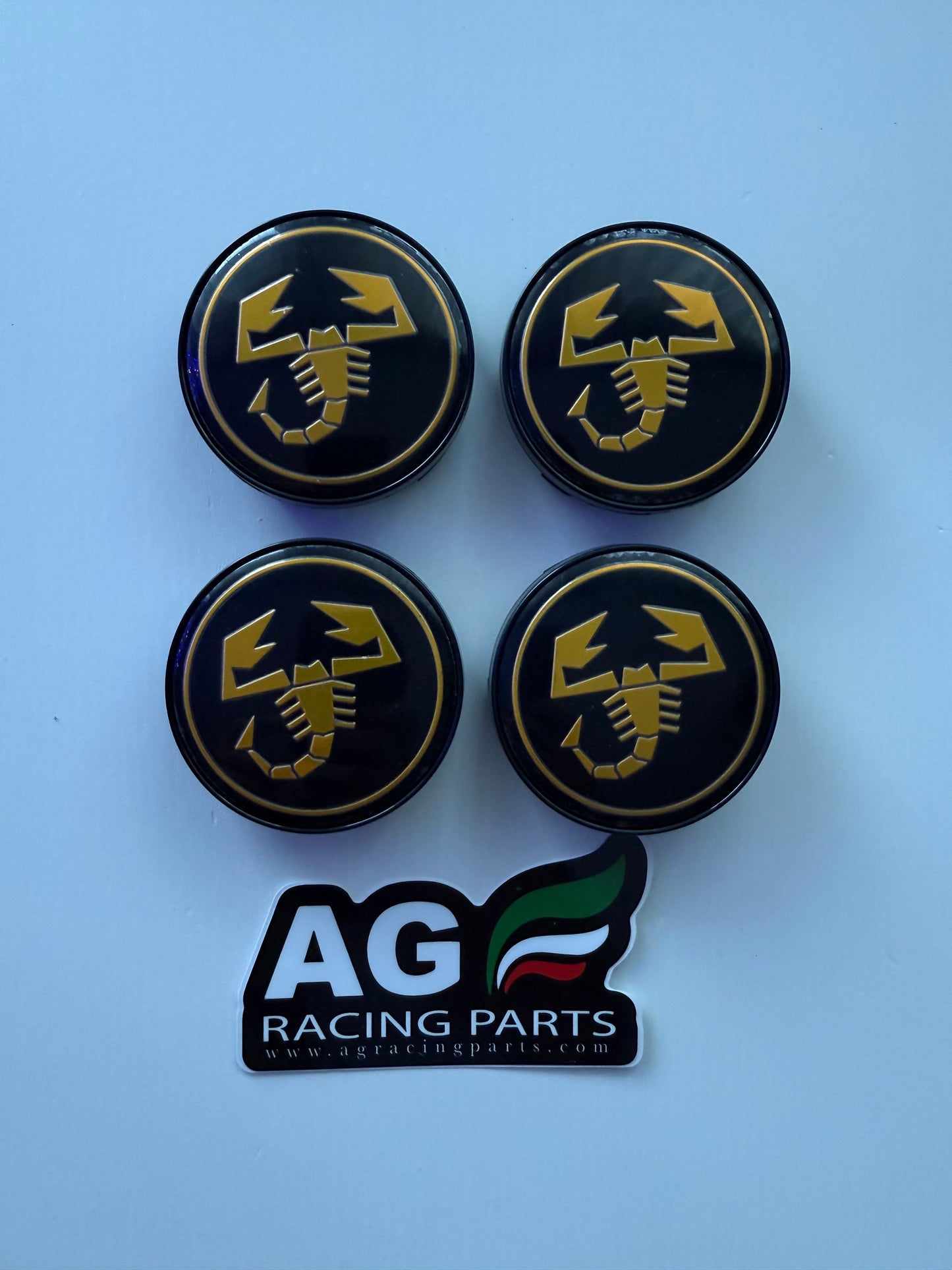 Set 4 Coprimozzi Abarth 60mm