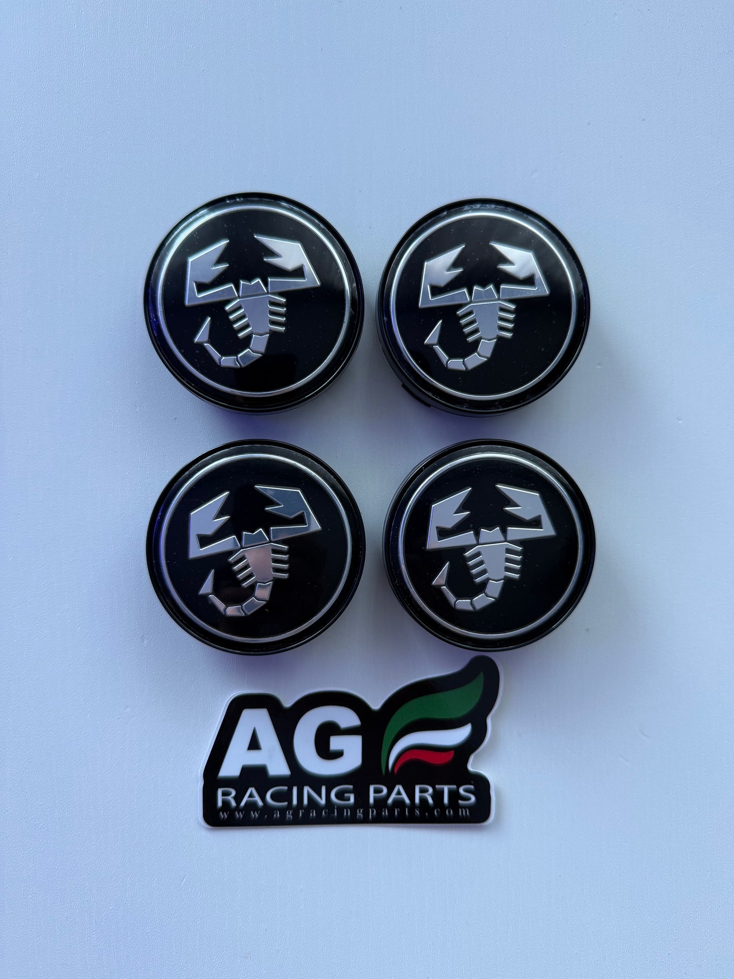 Set 4 Coprimozzi Abarth 60mm