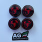 Set 4 Coprimozzi Abarth 60mm