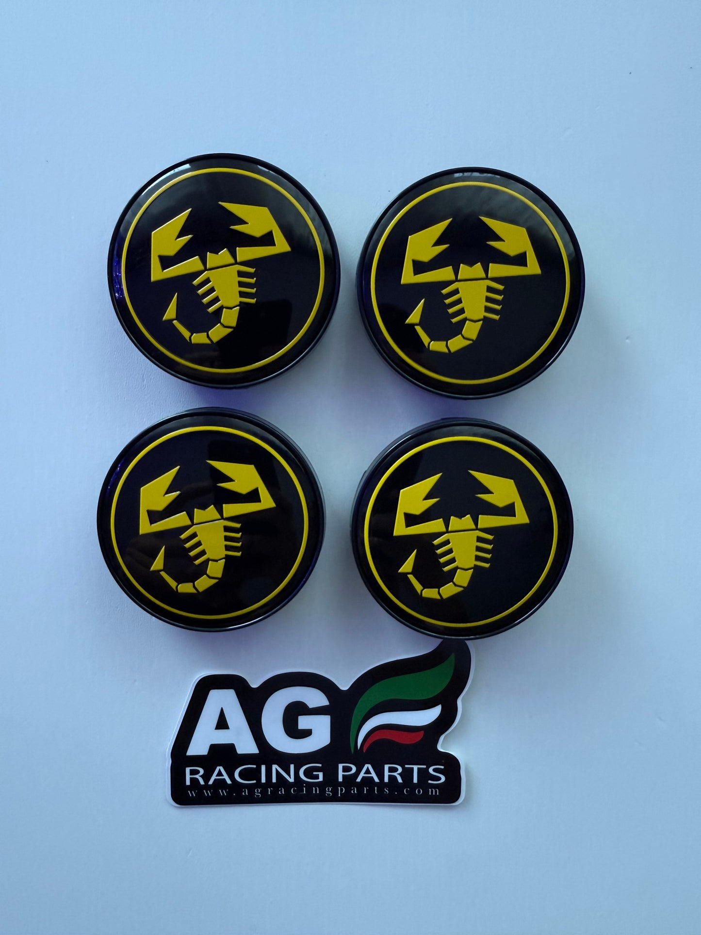 Set 4 Coprimozzi Abarth 60mm