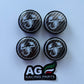 Set 4 Coprimozzi Abarth 60mm