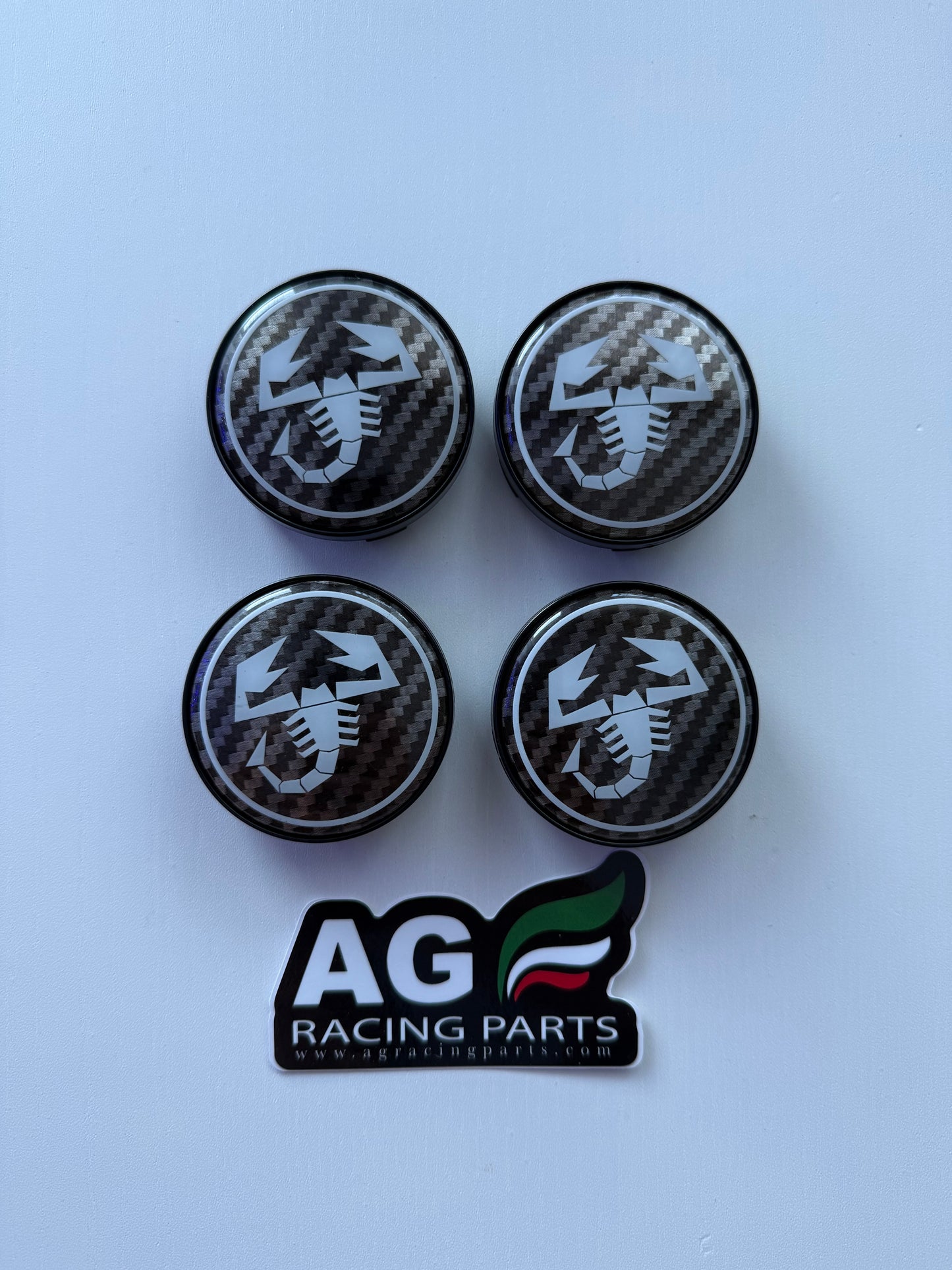 Set 4 Coprimozzi Abarth 60mm