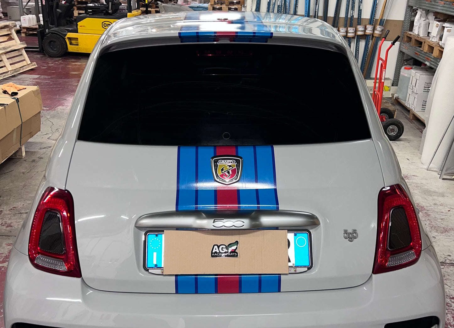 Placchette Fanali Posteriori Vero Carbonio ABARTH 595/ FIAT 500 RESTYLING