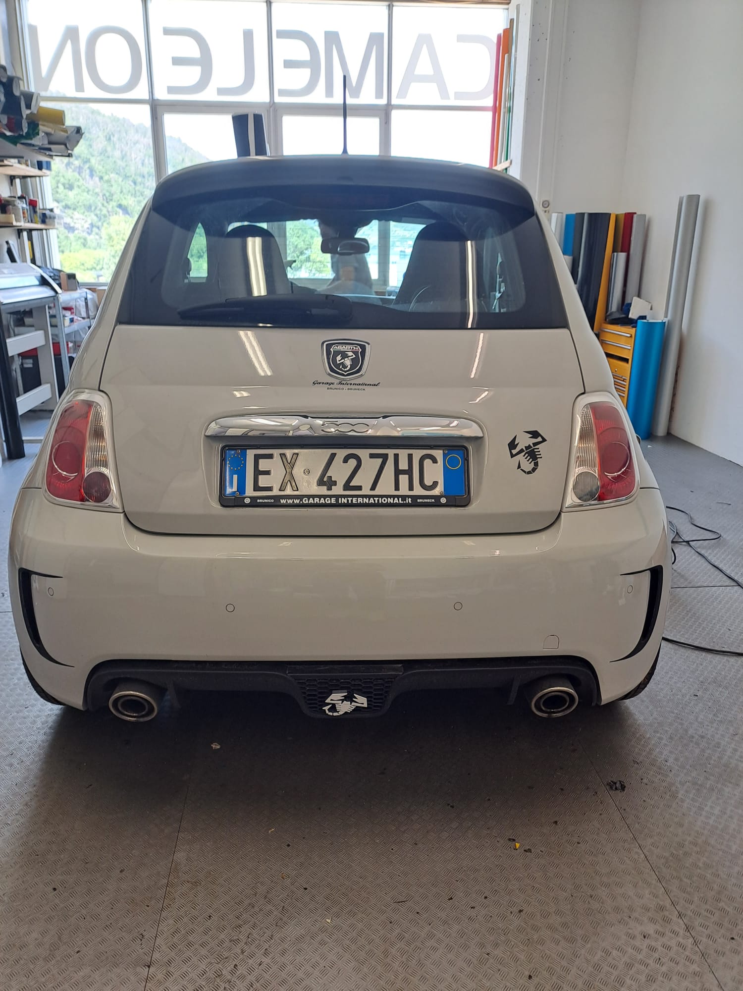 Acquista Adesivi Fiat 500 Abarth Prese d' aria Paraurti Anteriore