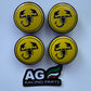 Set 4 Coprimozzi Abarth 60mm