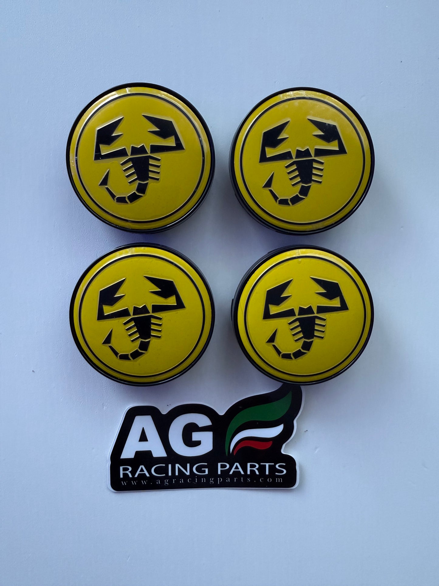 Set 4 Coprimozzi Abarth 60mm