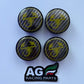 Set 4 Coprimozzi Abarth 60mm