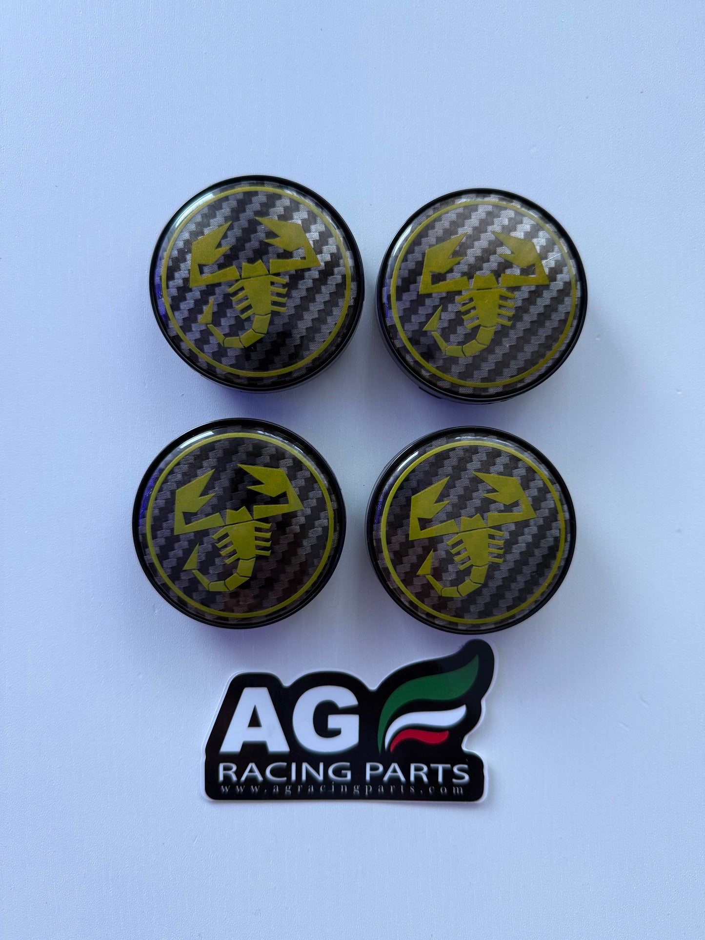 Set 4 Coprimozzi Abarth 60mm