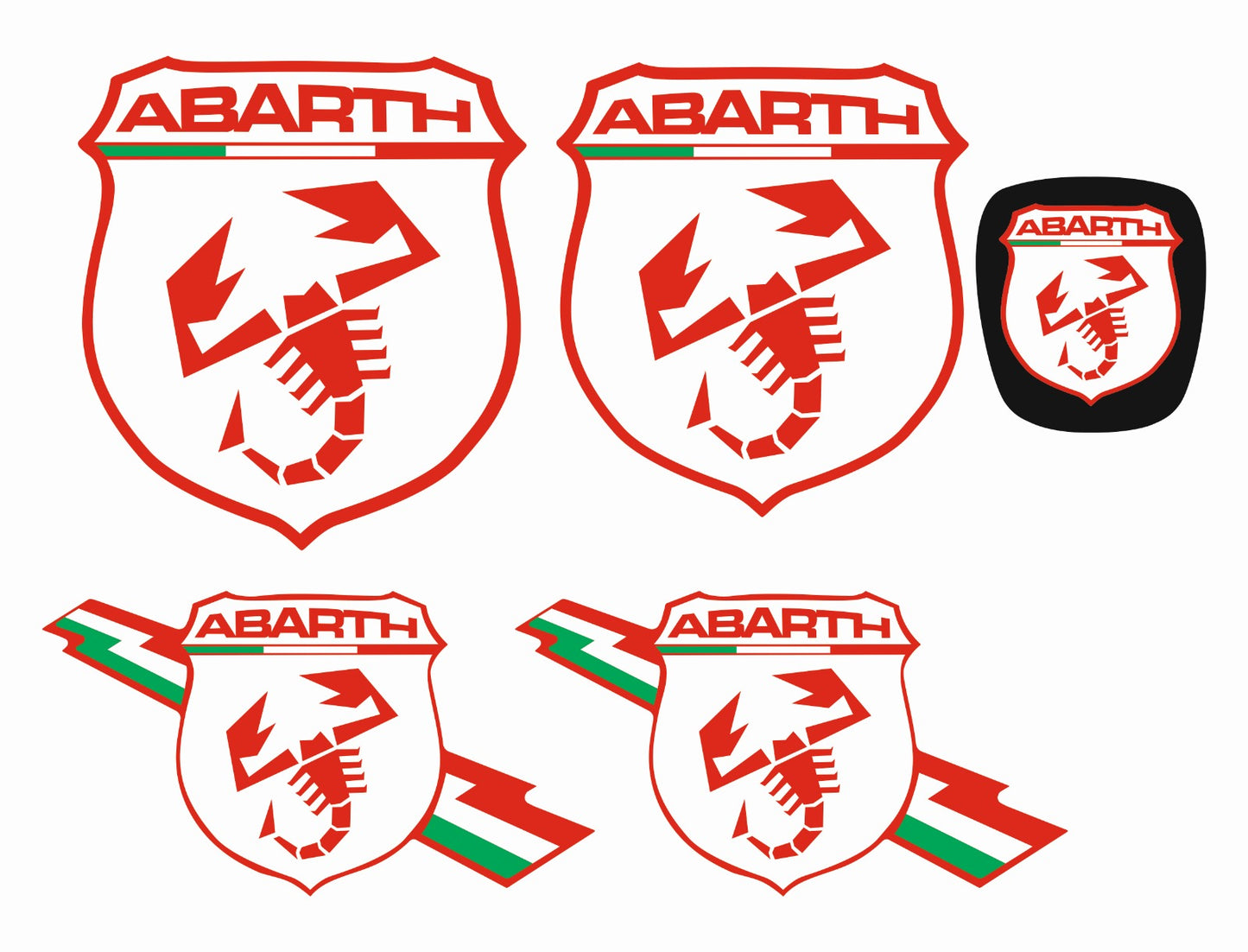 Kit copriloghi 500/595 Abarth