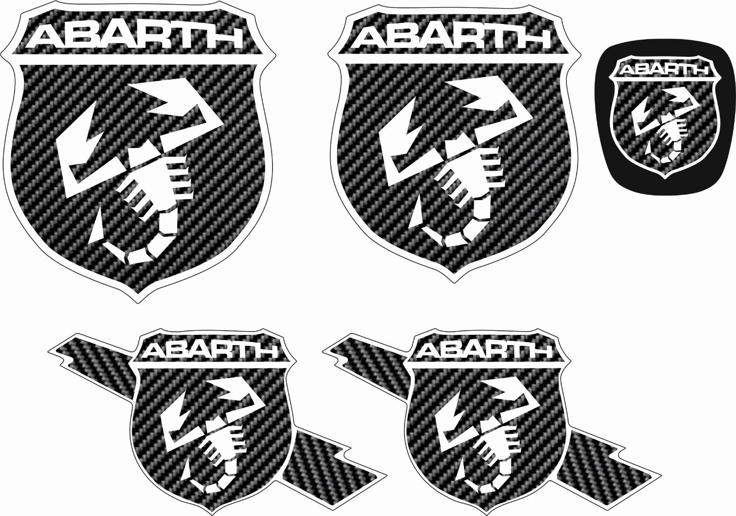 Kit copriloghi 500/595 Abarth