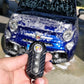 Cover chiave in vera fibra di carbonio 500 Abarth