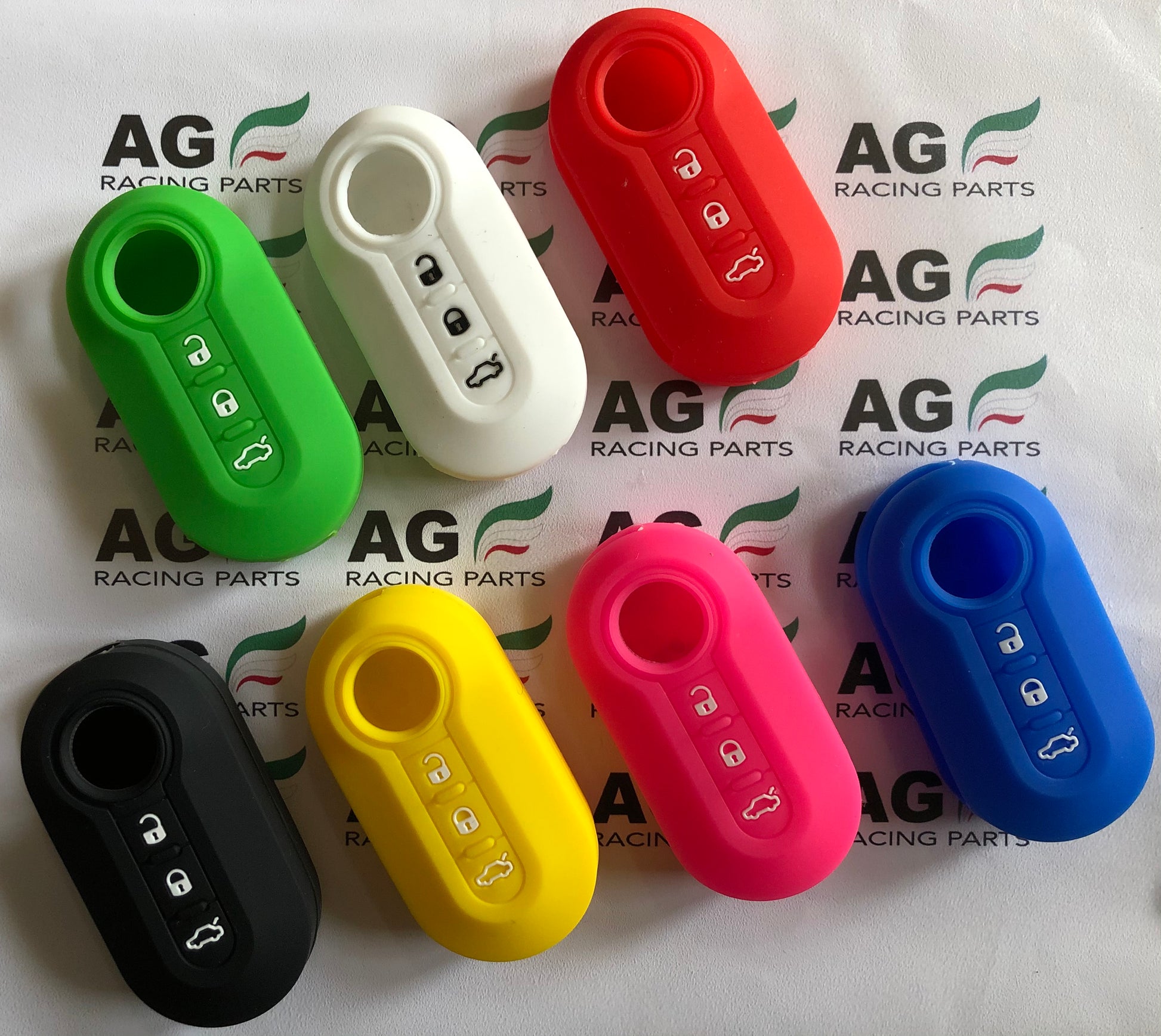 Cover chiave in silicone Fiat/Abarth 500 – AG Racing Parts