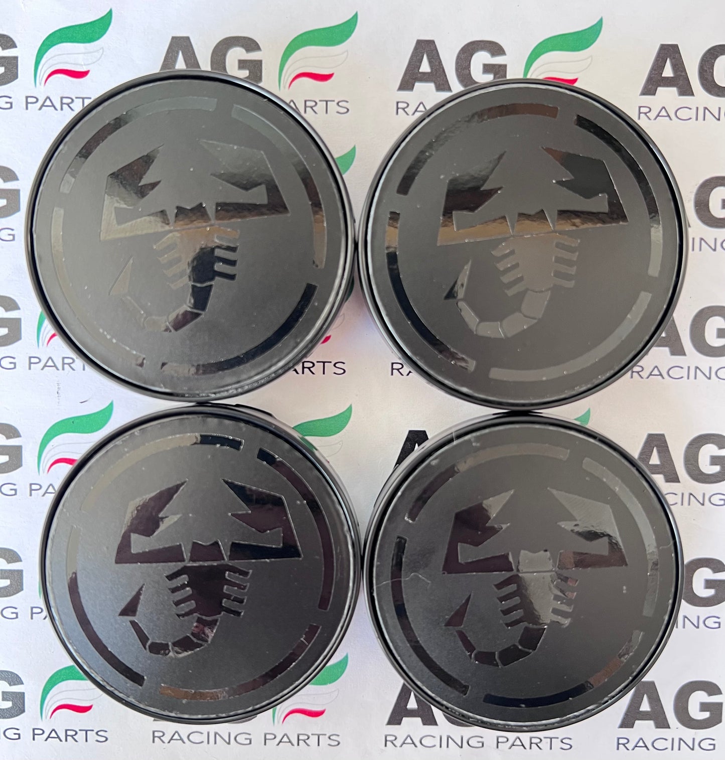 Set 4 Coprimozzi Abarth 60mm