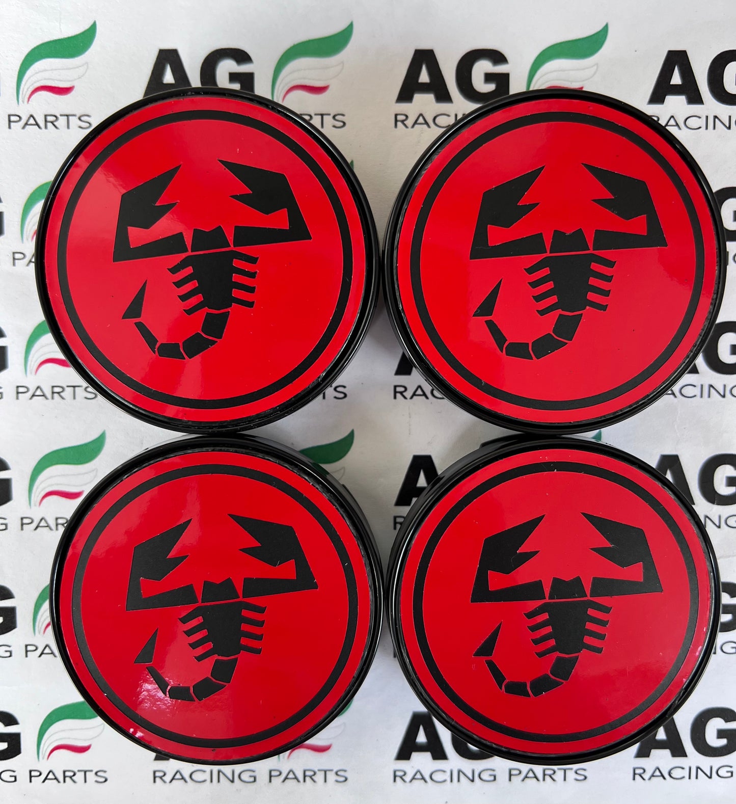 Set 4 Coprimozzi Abarth 60mm