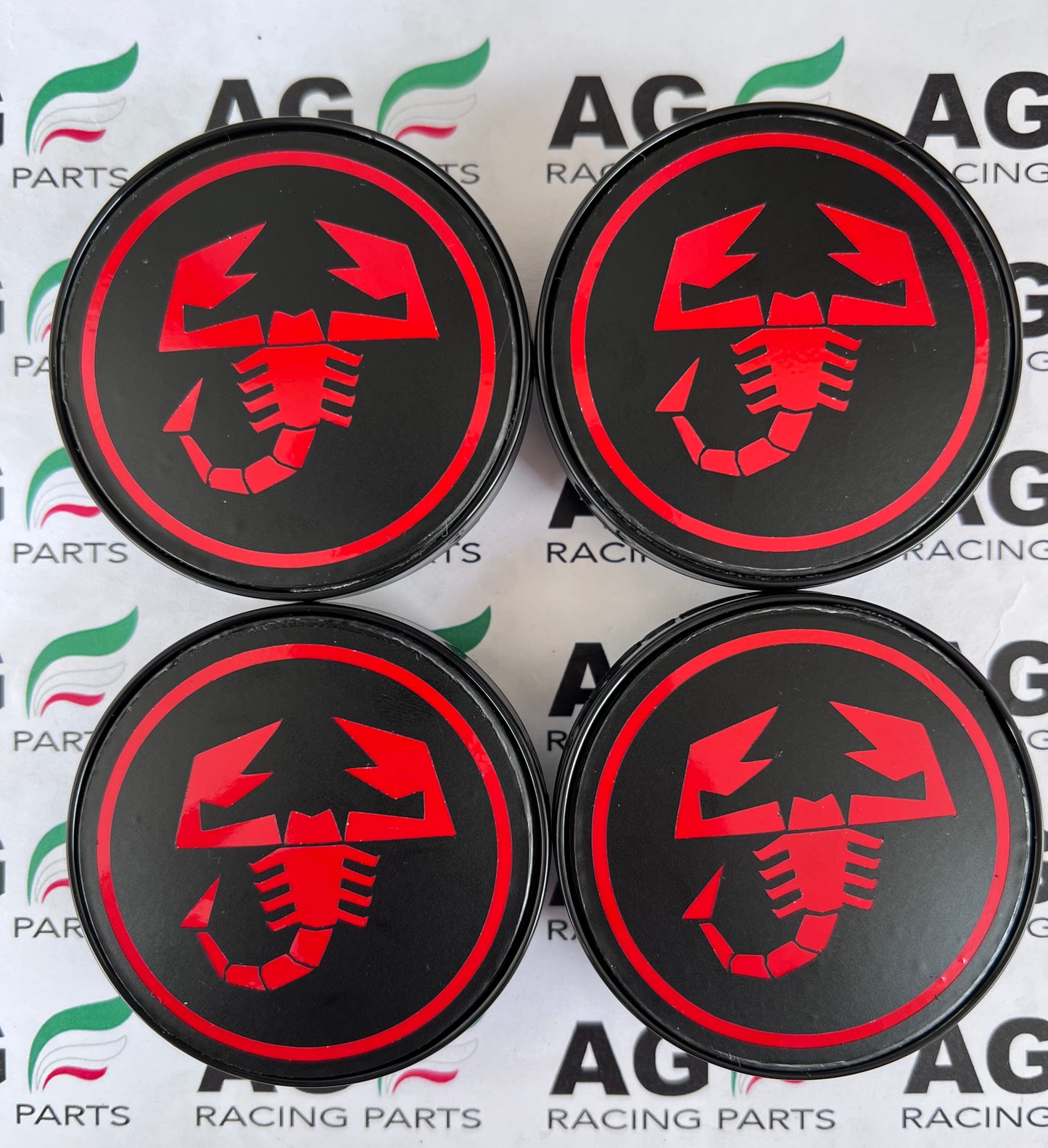 Set 4 Coprimozzi Abarth 60mm