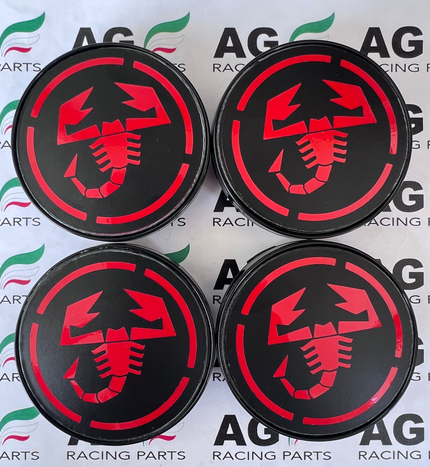 Set 4 Coprimozzi Abarth 60mm