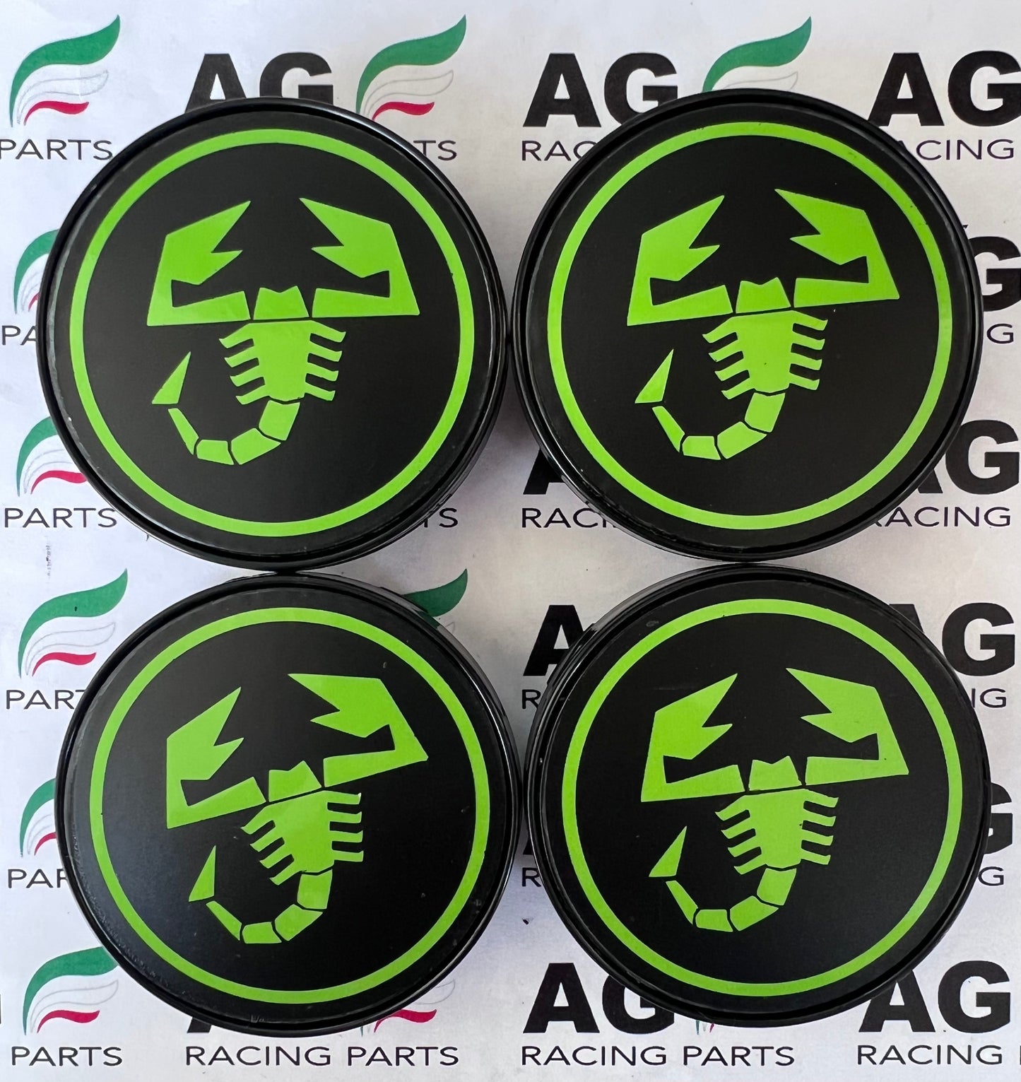 Set 4 Coprimozzi Abarth 60mm