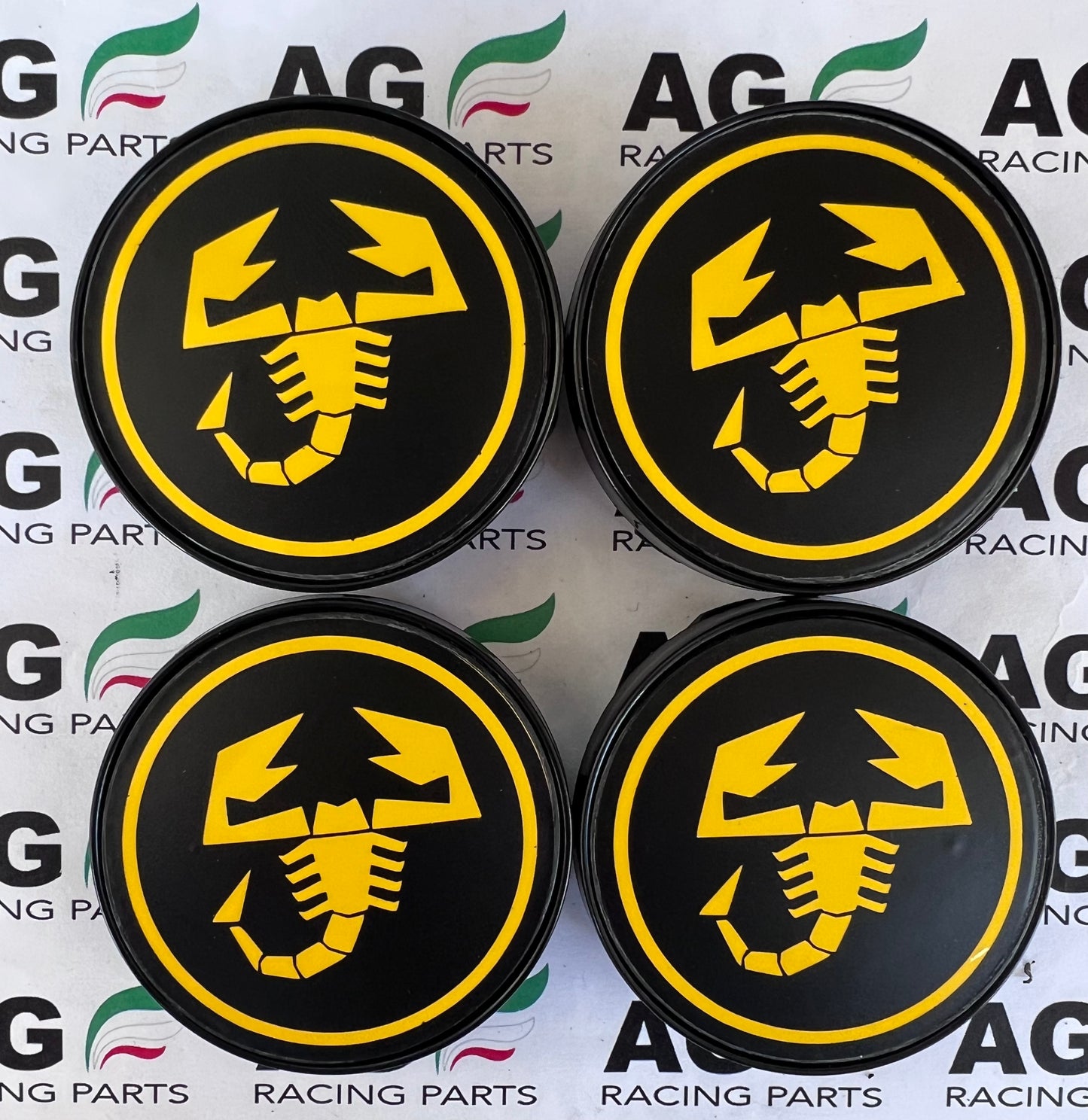 Set 4 Coprimozzi Abarth 60mm