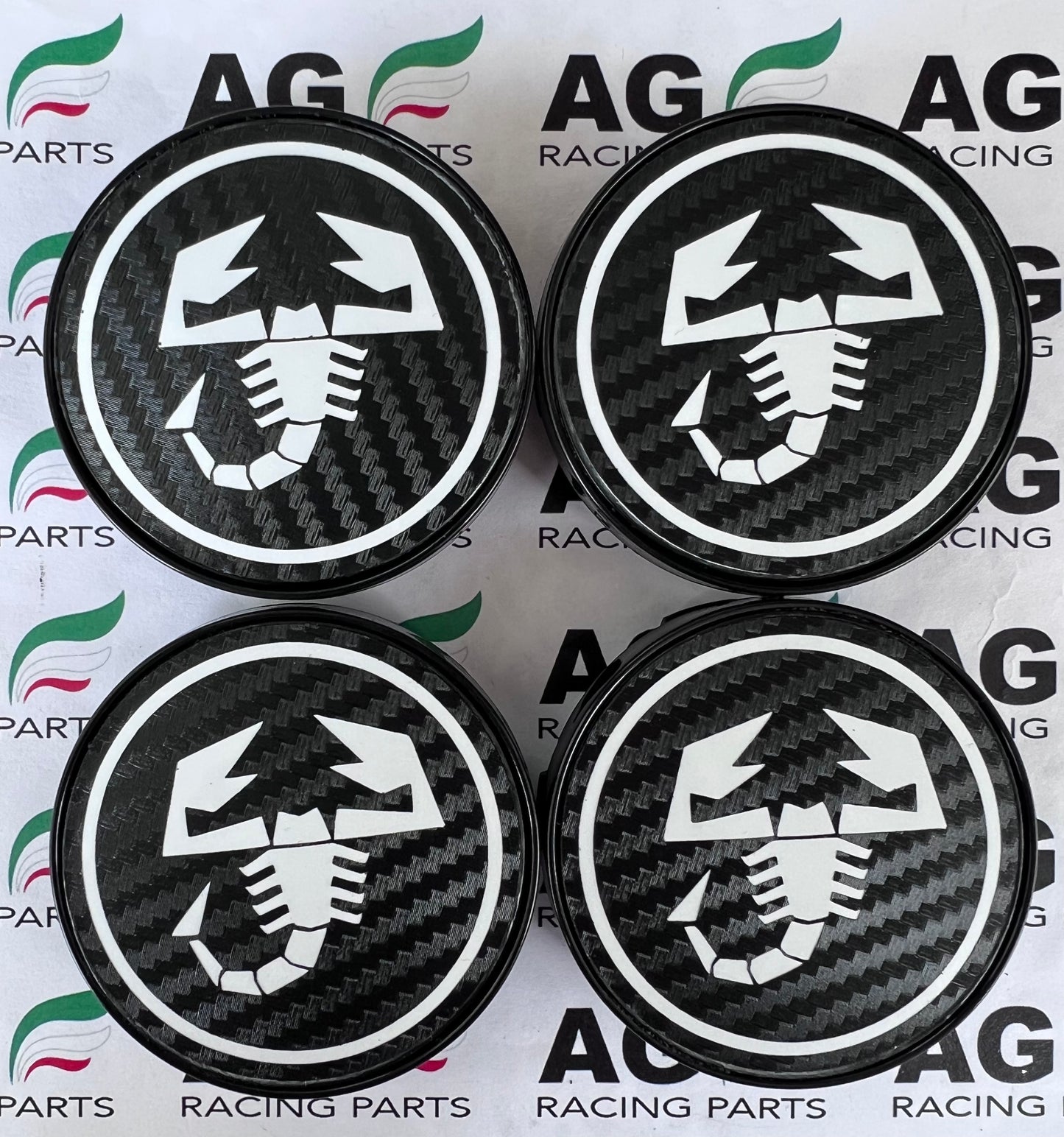 Set 4 Coprimozzi Abarth 60mm